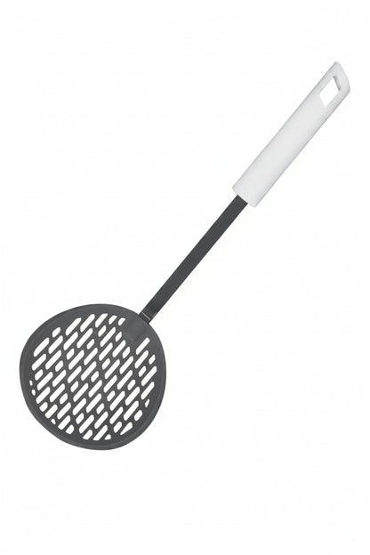 Non-Stick Skimmer — Stainless Steel Slotted Skimmer for Oil & Broth Removal