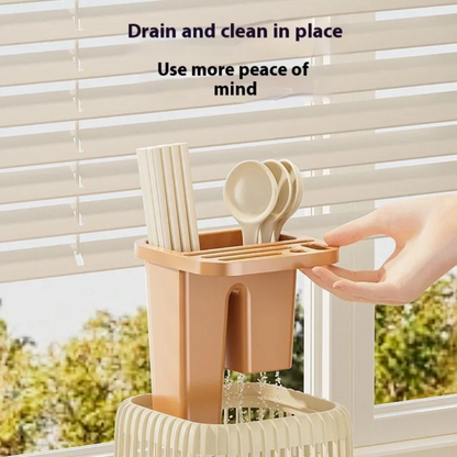 360 Rotating Utensils Rack Multi-Purpose for Knife & Cutlery