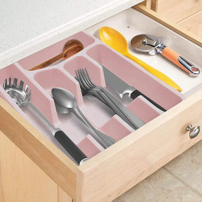 Multi Compartment Cutlery Holder