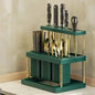 Drying Rack With Knife Holder