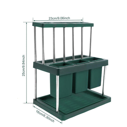 Drying Rack With Knife Holder